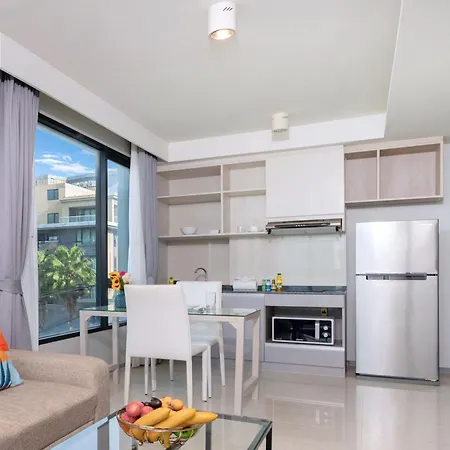 Green View Chic Apartment At 6Th Avenue C416 Surin Residence With Scenic Rooftop Pool Ban Lum Fuang Exterior photo