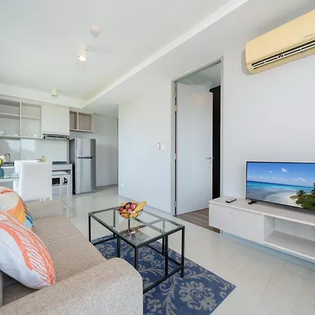 Green View Chic Apartment At 6Th Avenue C416 Surin Residence With Scenic Rooftop Pool Ban Lum Fuang Exterior photo